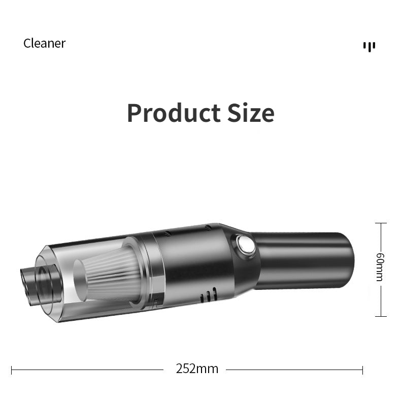 Wireless mini handheld car vacuum cleaner