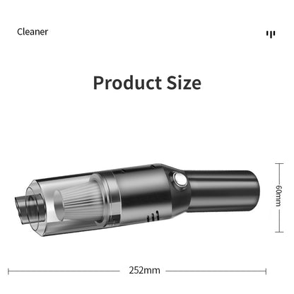 Wireless mini handheld car vacuum cleaner